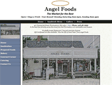 Tablet Screenshot of angelfoods.com
